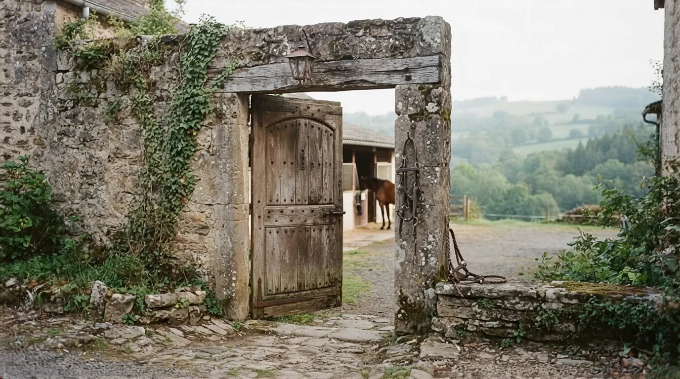 Entrée du Centre équestre de Bourrou, centre équestre à Bourrou